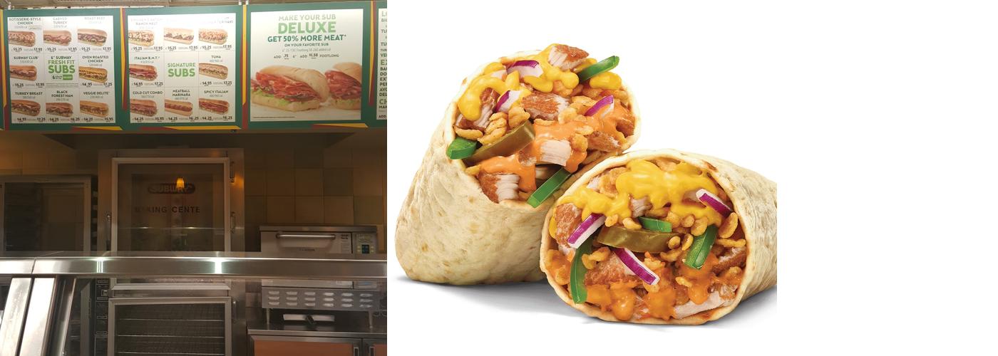 Subway Menu