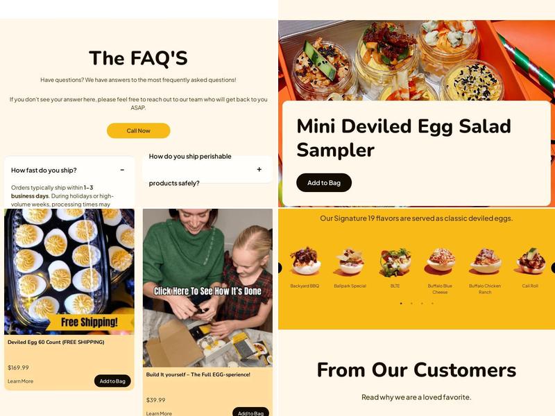 Deviled Egg Co. Menu