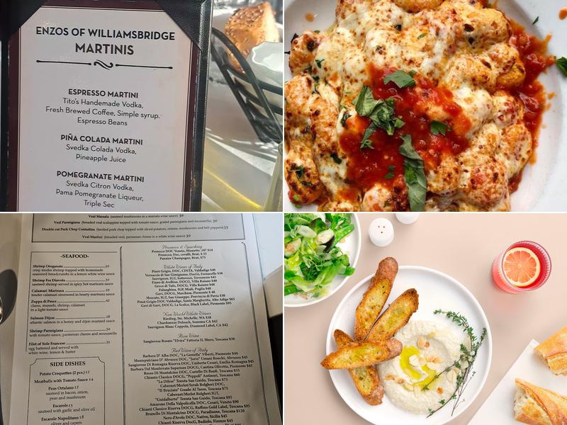 Enzo's Of Williamsbridge Menu