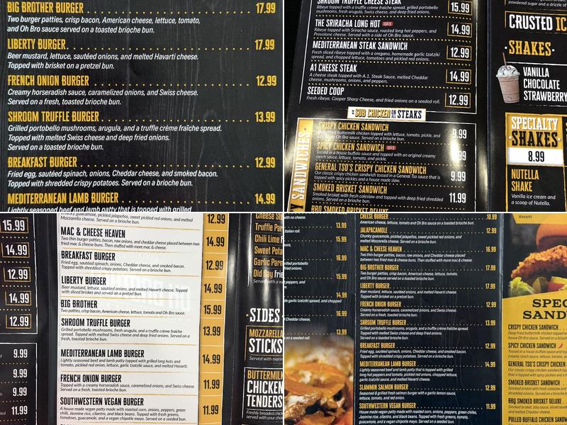 Oh Brother Philly Menu