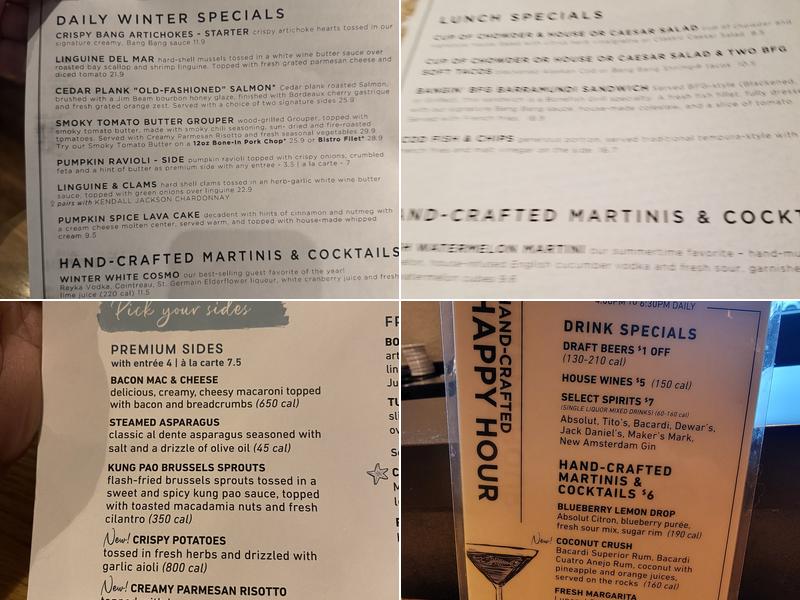 Bonefish Grill Menu