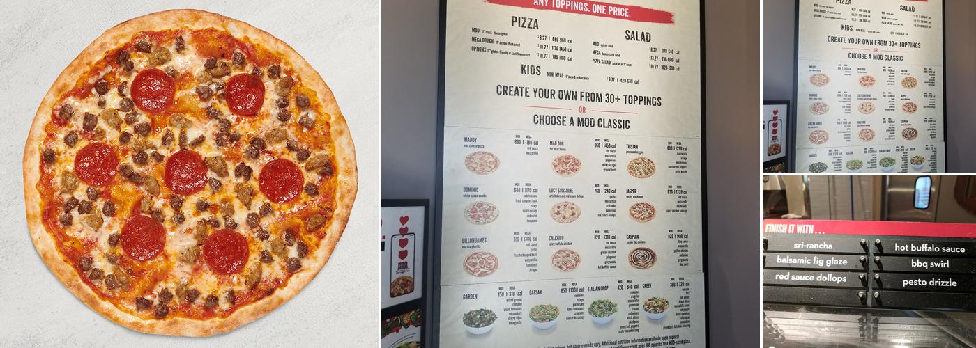 MOD Pizza Menu