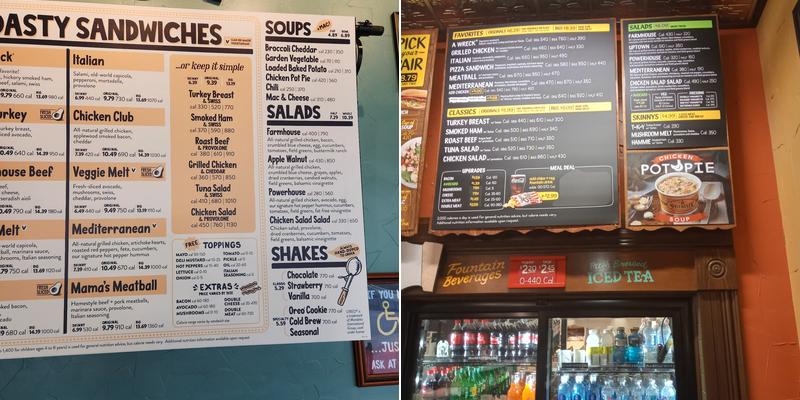 Potbelly Menu