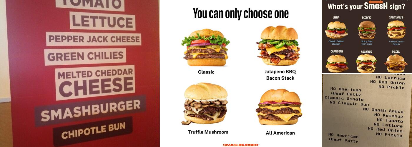 Smashburger Menu