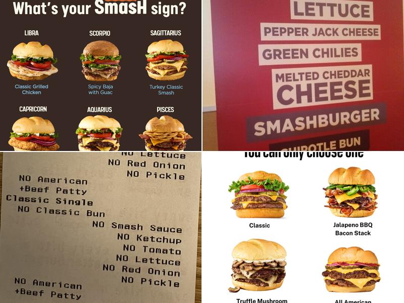 Smashburger Menu