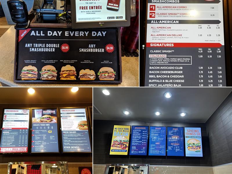 Smashburger Menu