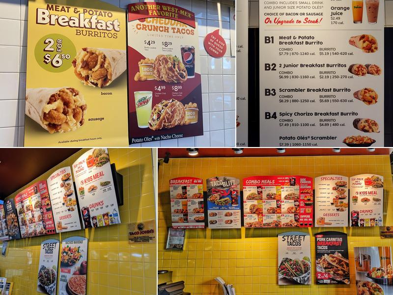 Taco John's Menu