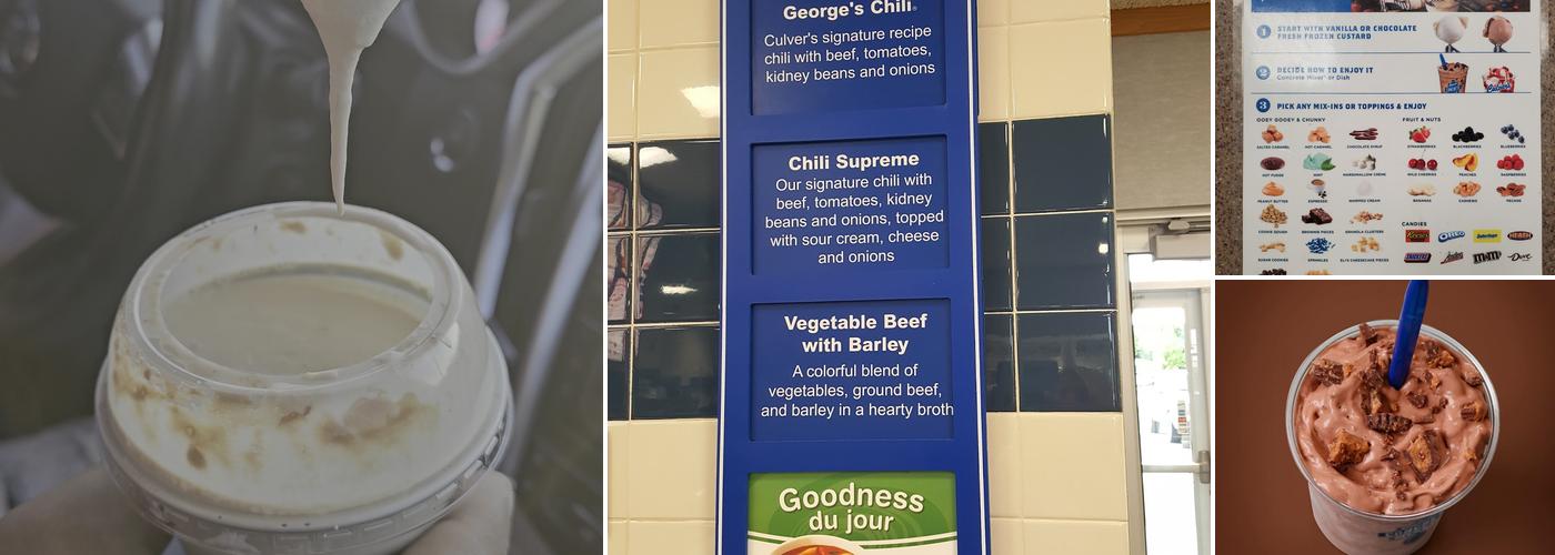 Culver’s Menu