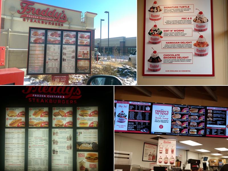 Freddy's Frozen Custard & Steakburgers Menu