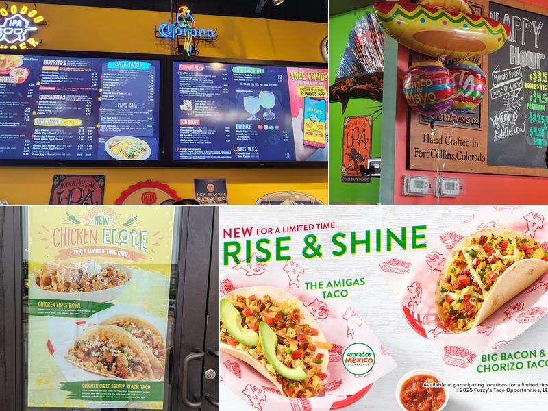 Fuzzy's Taco Shop Menu