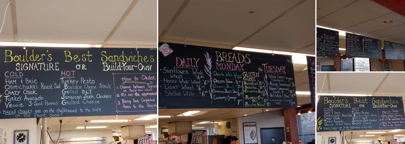 Great Harvest Bread Company Menu