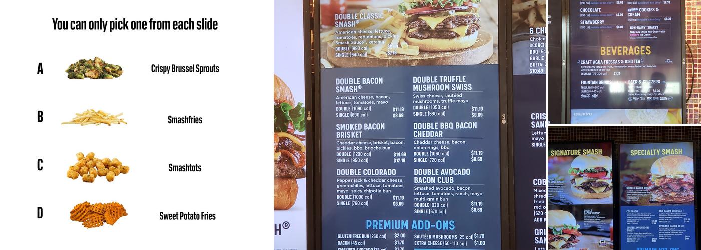 Smashburger Menu