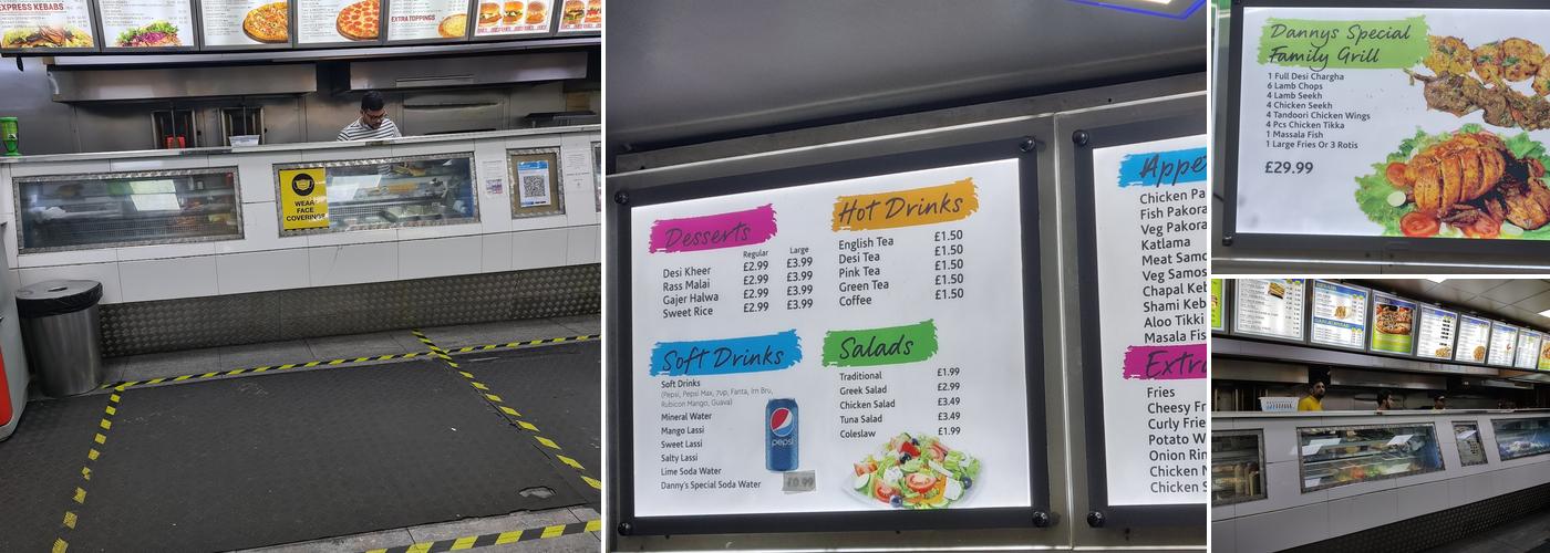 Oasis Fast Food TakeAway Menu