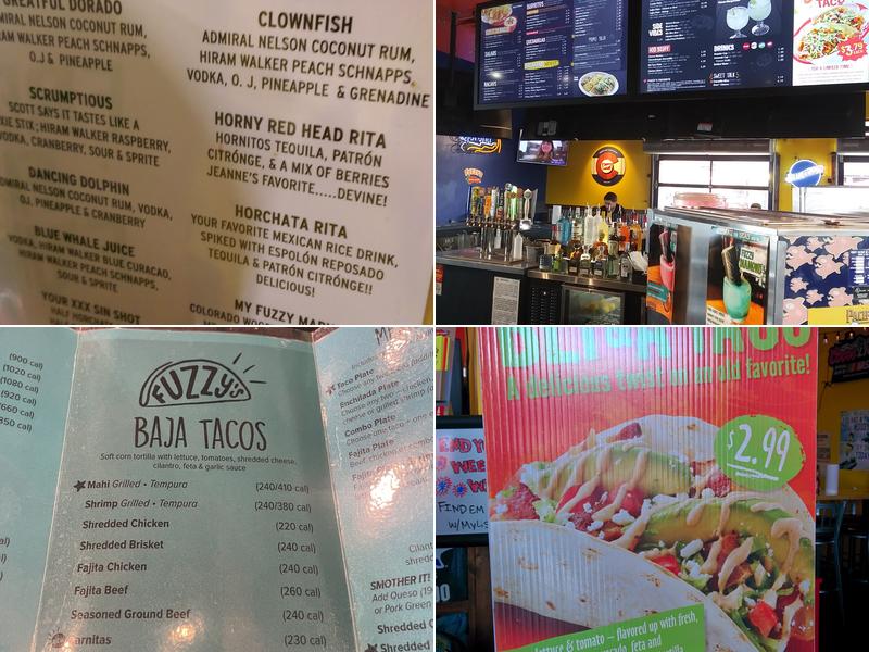 Fuzzy's Taco Shop Menu