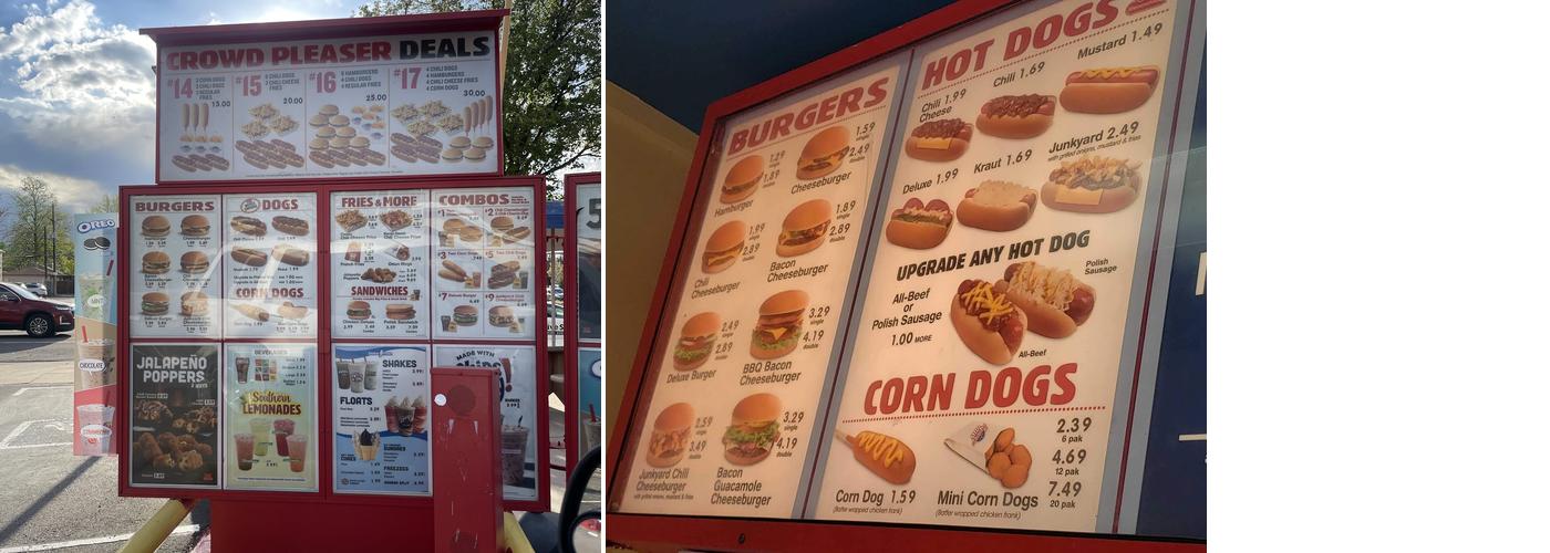 Wienerschnitzel Menu