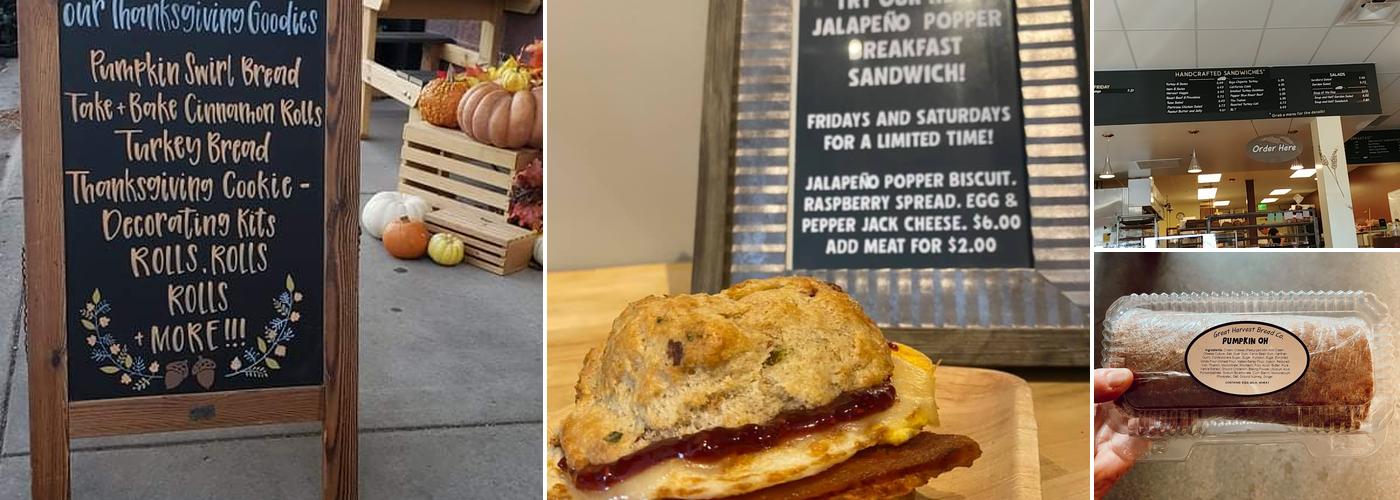 Great Harvest Bakery Cafe Menu