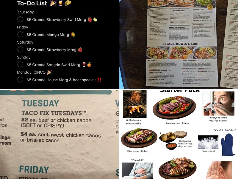 On The Border Mexican Grill & Cantina Menu