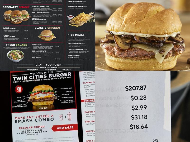 Smashburger Menu