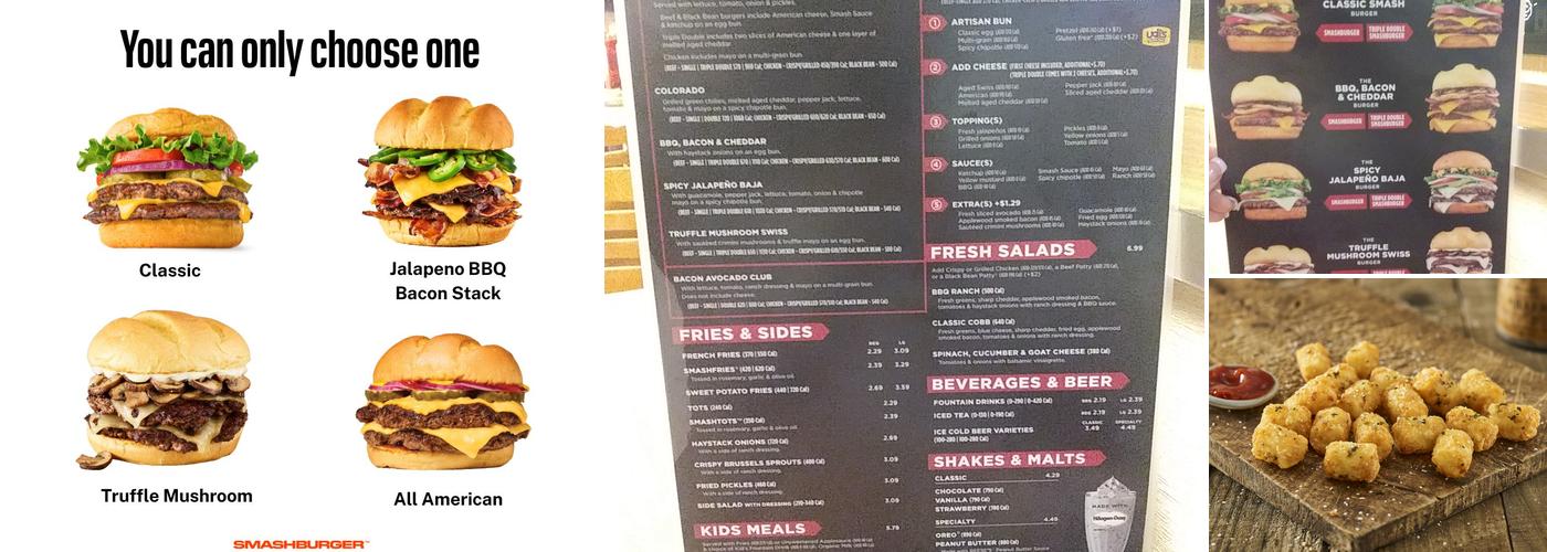 Smashburger Menu