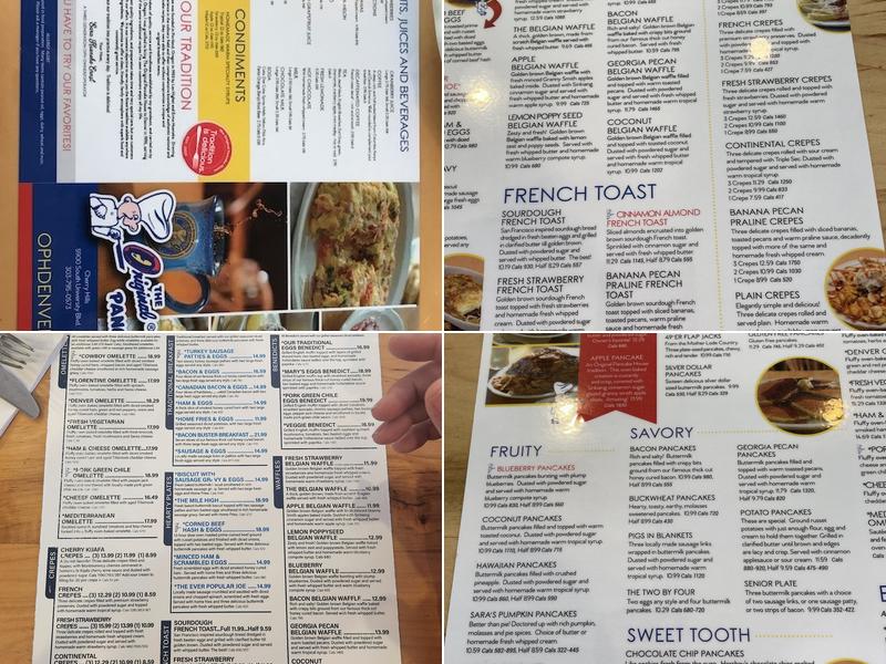 The Original Pancake House - Cherry Hills Menu