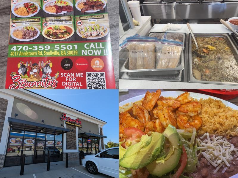 3 burritos 1049 Loganville Hwy, Bethlehem