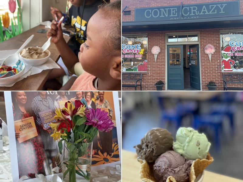 Cone Crazy on Main 123 W Clinton St, Gray