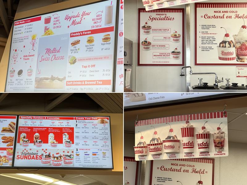Freddy's Frozen Custard & Steakburgers Menu
