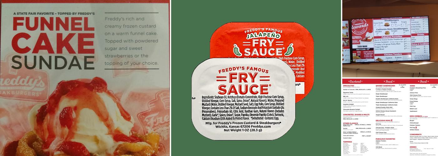 Freddy's Frozen Custard & Steakburgers Menu