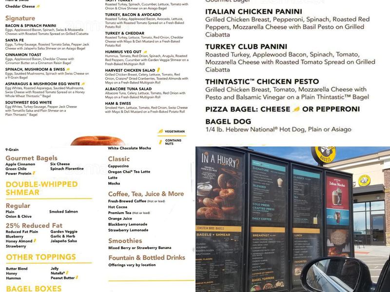 Einstein Bros. Bagels Menu