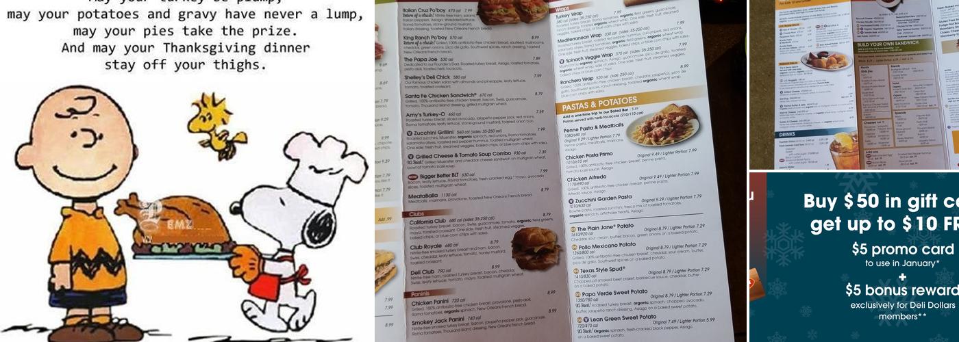 Jason's Deli Menu
