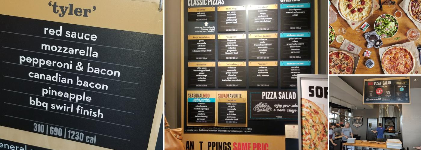 MOD Pizza Menu