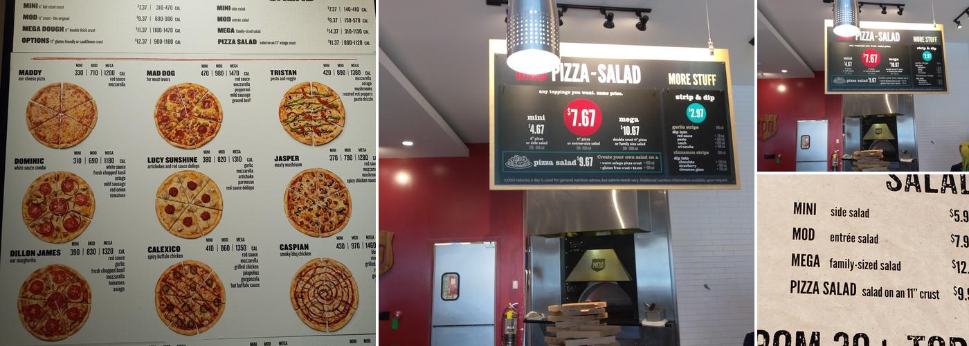 MOD Pizza Menu