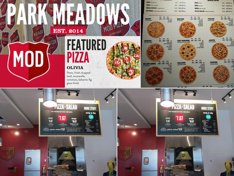 MOD Pizza Menu