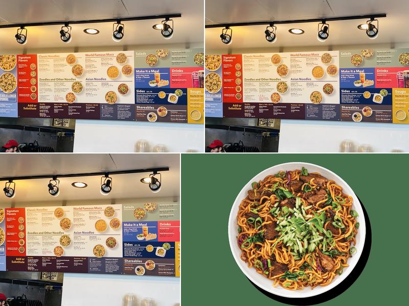Noodles and Company Menu