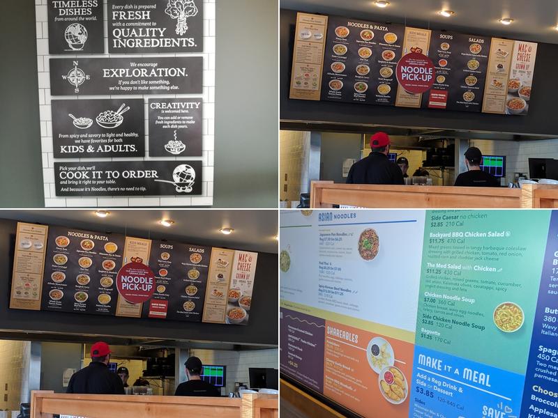 Noodles and Company Menu