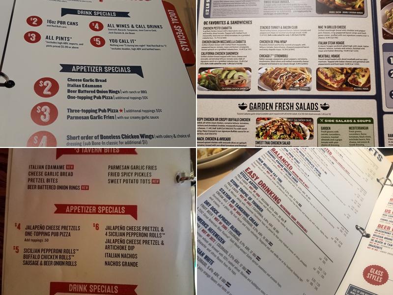 Old Chicago Pizza + Taproom Menu