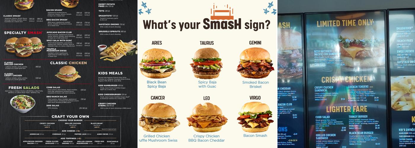 Smashburger Menu