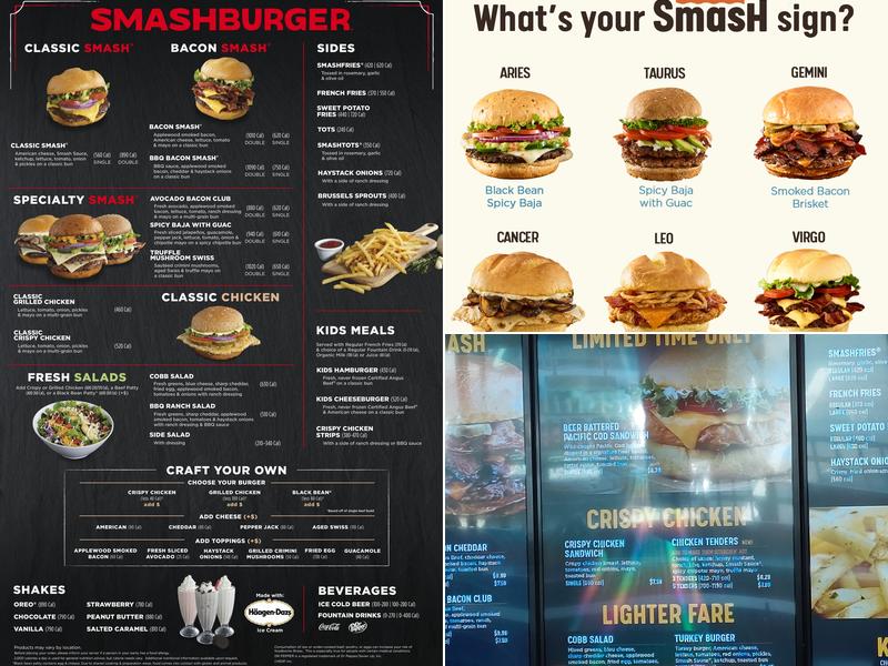Smashburger Menu