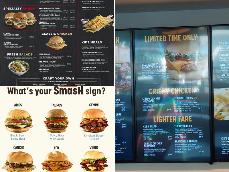 Smashburger Menu