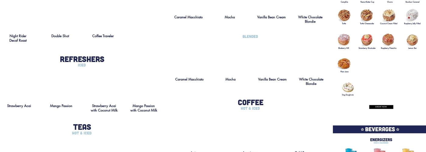 Parlor Doughnuts Menu