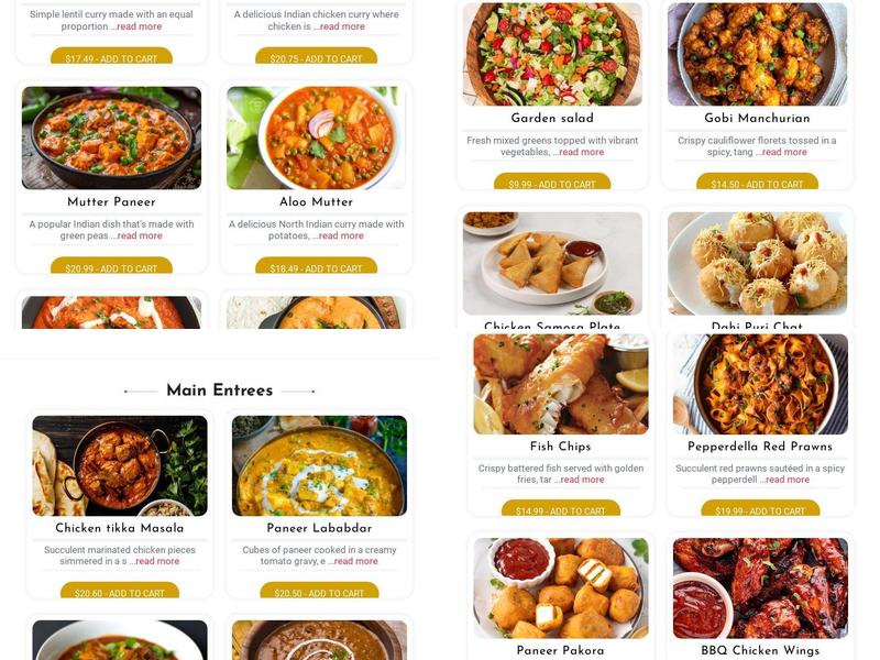 Royal Junction Menu