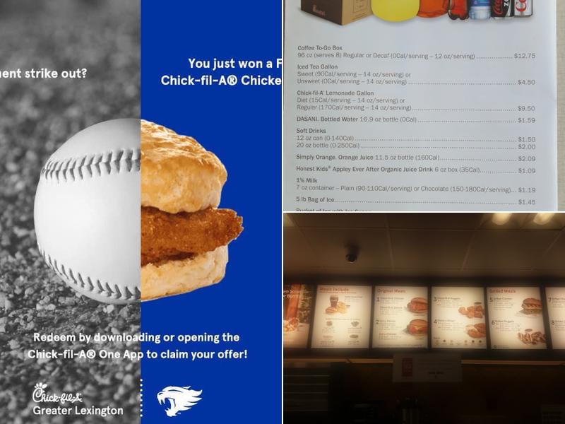 Chick-fil-A Menu