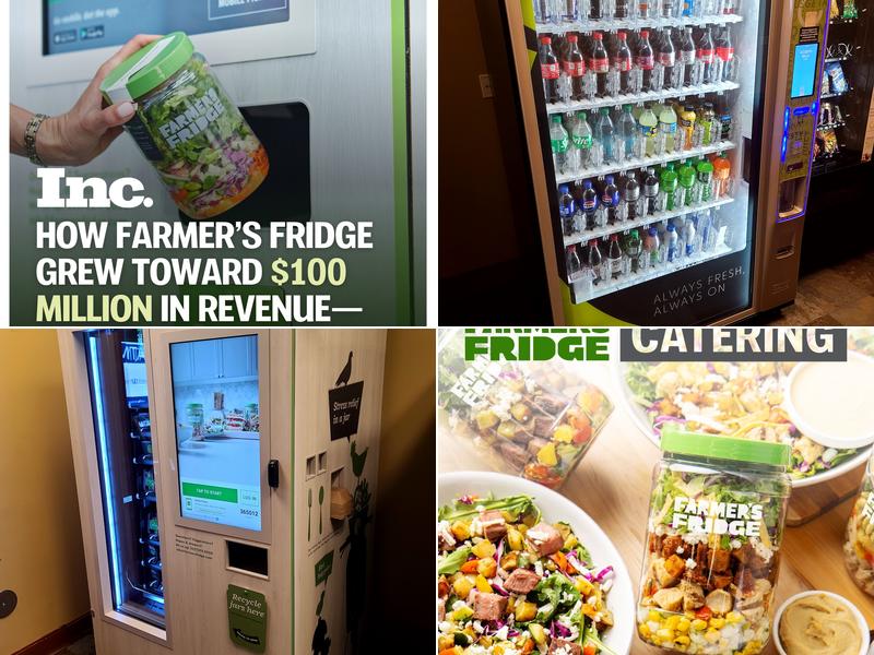 Farmer's Fridge Located on main floor vending just to the left of the cafeteria, 155 E Brush Hill Rd, Elmhurst