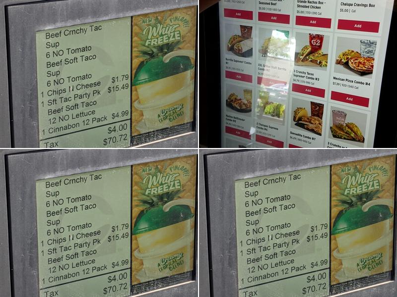 Taco Bell Menu