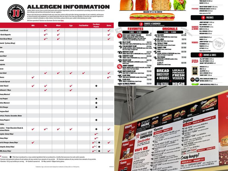 Jimmy John's Menu