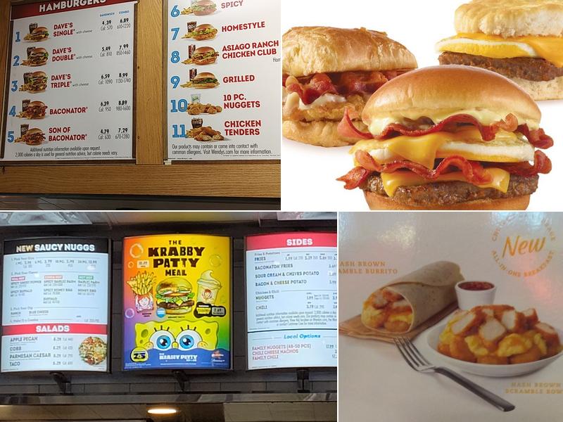Wendy's Menu