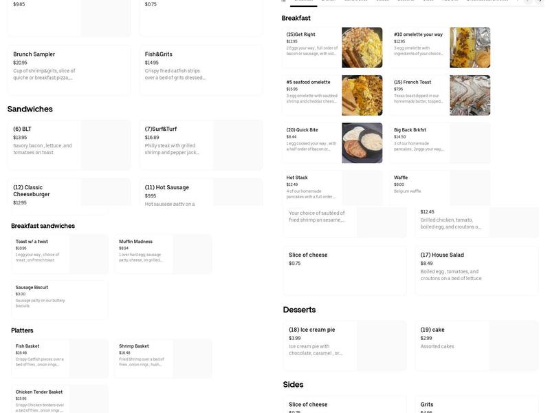 Jay Ps Menu