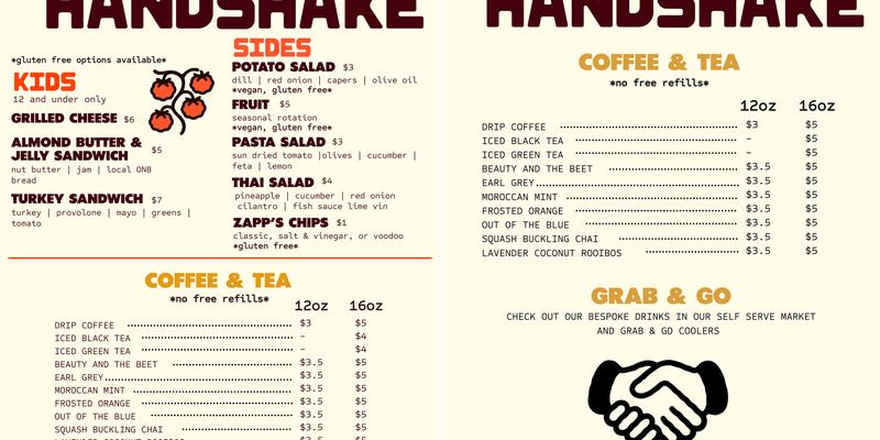 Handshake Menu