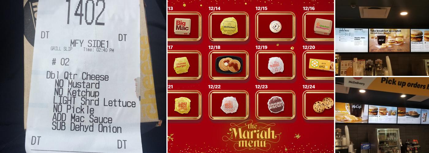 McDonald's Menu