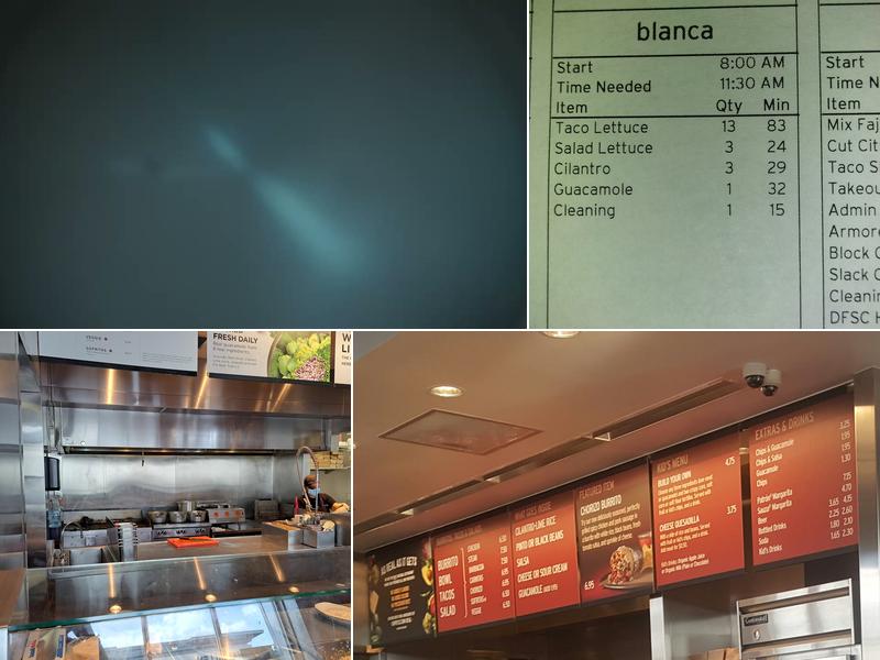 Chipotle Mexican Grill Menu
